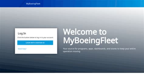 myboeingfleet log in.